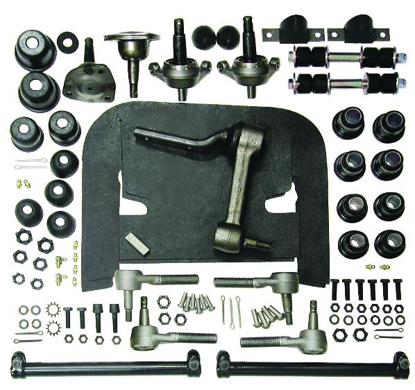 Front Suspension Super Rebuild Kit, Rubber (1963-1982) Front Suspension Super Rebuild Kit, Rubber (1963-1982)
