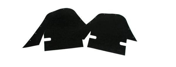 1968-82 Corvette Front Control Arm Splash Covers w/Pins 1968-82 Corvette Front Control Arm Splash Covers w/Pins