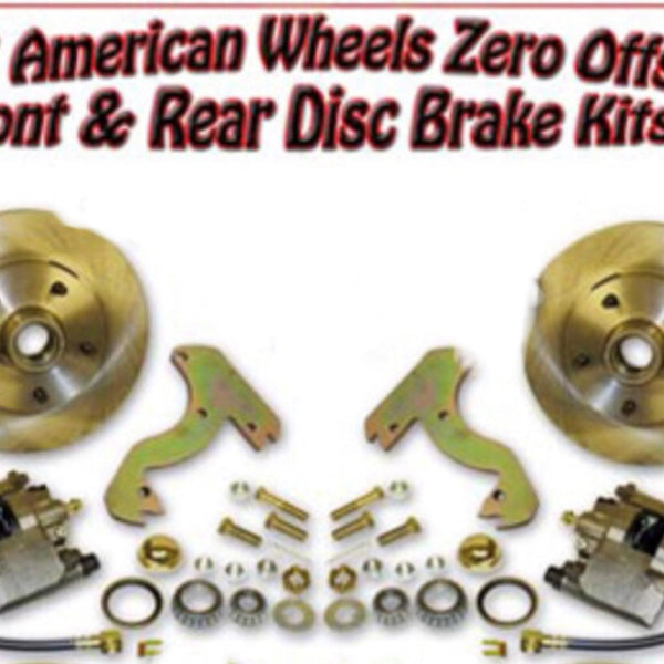 Front Disc Brake Conversion Kit, Zero Offset (1953-62) Front Disc Brake Conversion Kit, Zero Offset (1953-62)
