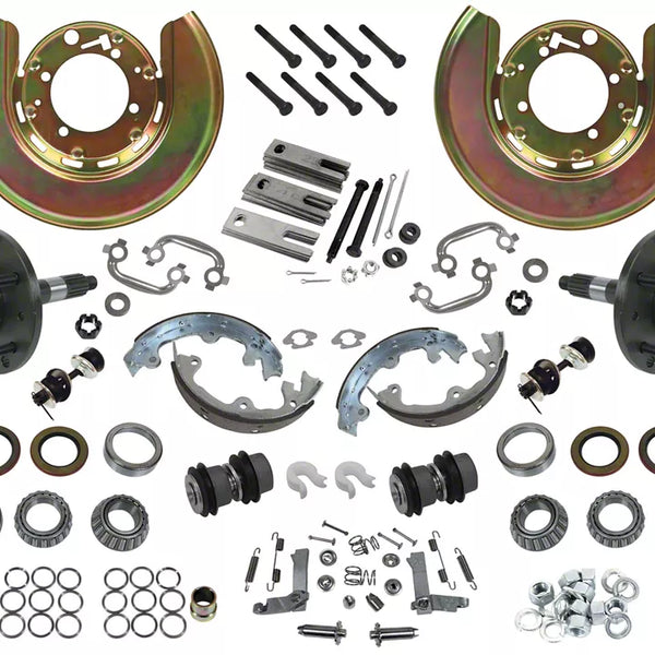 1976-82 Corvette Rear Trailing Arm/Parking Brake Rebuild Kit W/New Replacement Spindles