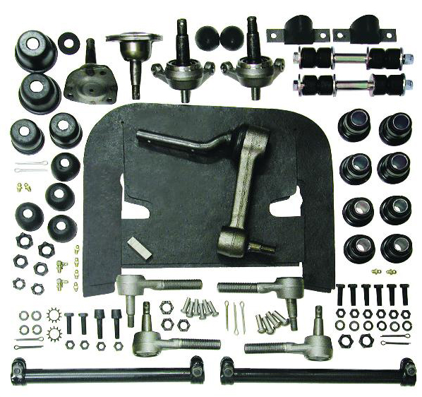 Front Suspension Super Rebuild Kit, Polyurethane (1963-1982)