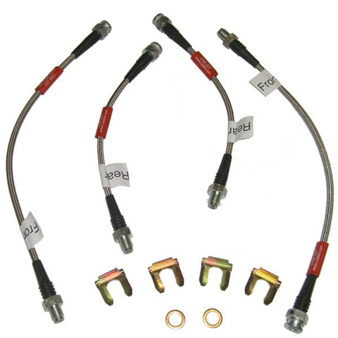 Braided Stainless Brake Hose Kit (1963-1982)