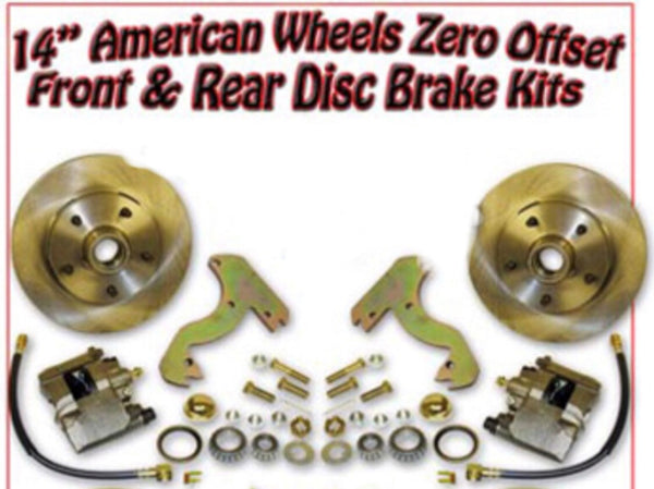 Front Disc Brake Conversion Kit, Zero Offset (1953-62)